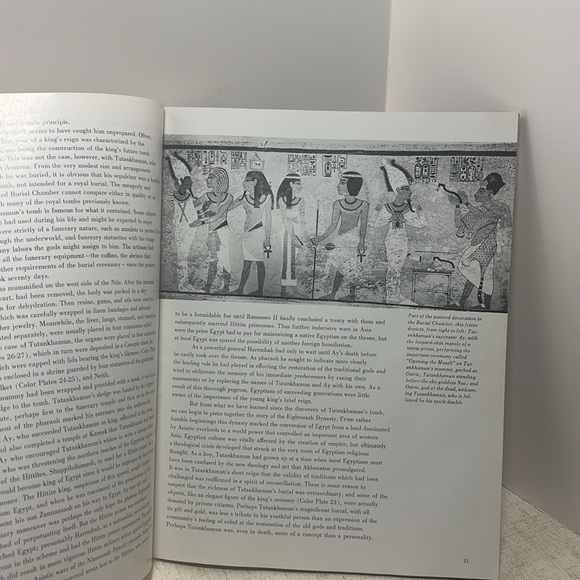 Treasures of Tutankhamen Book 1976 paperback - Metropolitan Museum - Picture 6 of 9